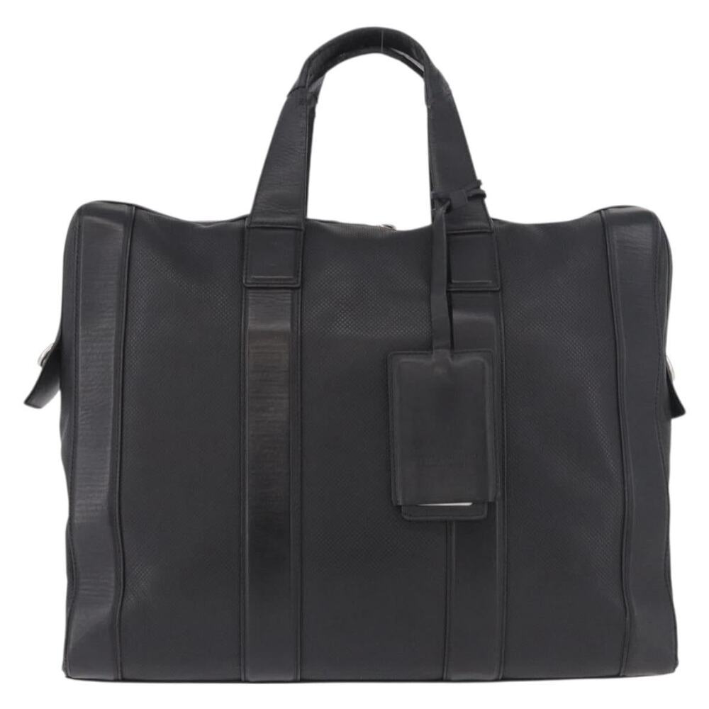 Bottega Veneta Leather Business Bag Black